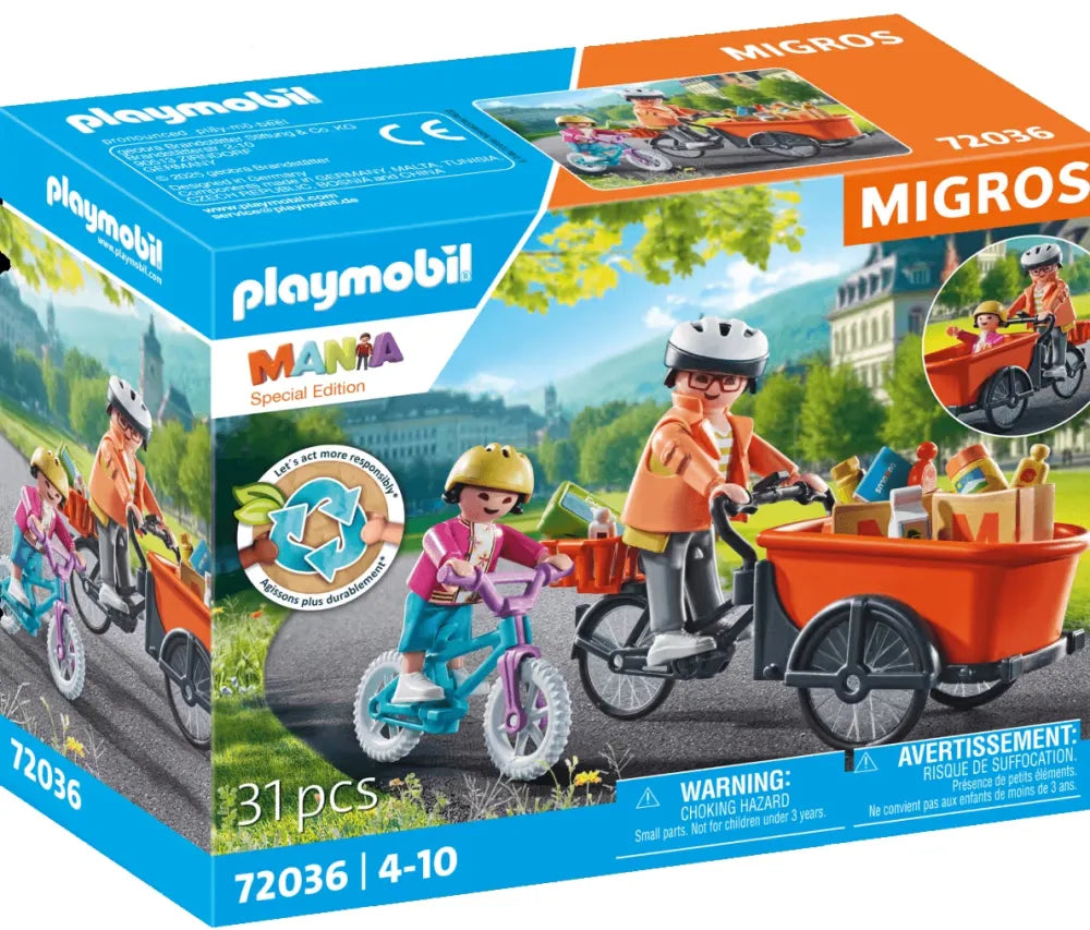 PLAYMOBIL Migros Mania 72036 Lastenvelo – Special Edition