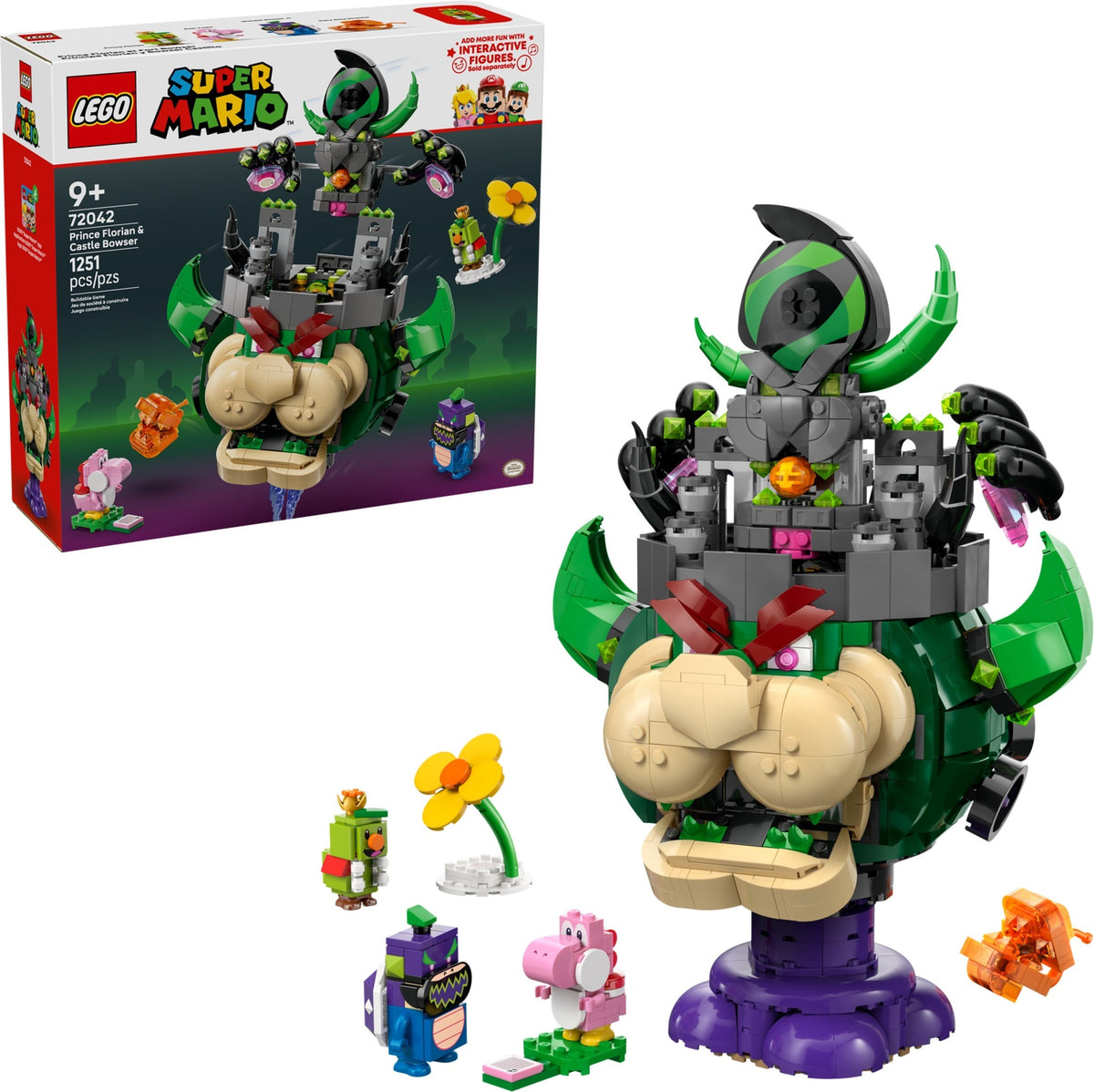 LEGO Super Mario 72042 Prinz Florian & Schloss-Bowser