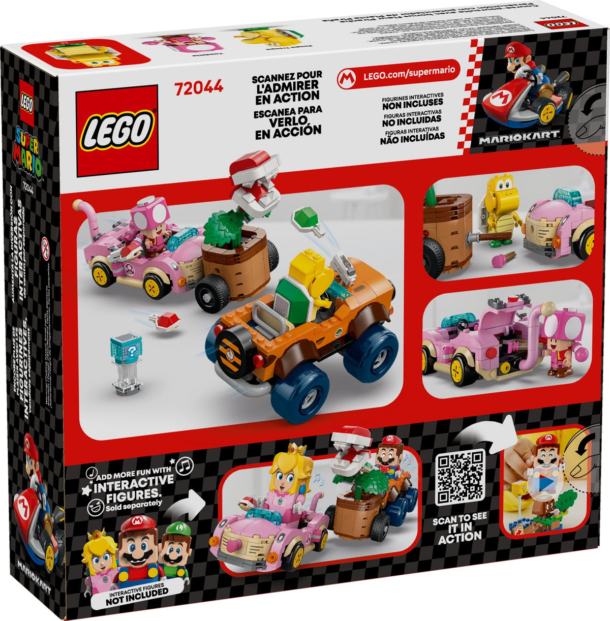 LEGO Super Mario 72044 Mario Kart – Power-Up-Jagd mit Piranha-Pflanzen
