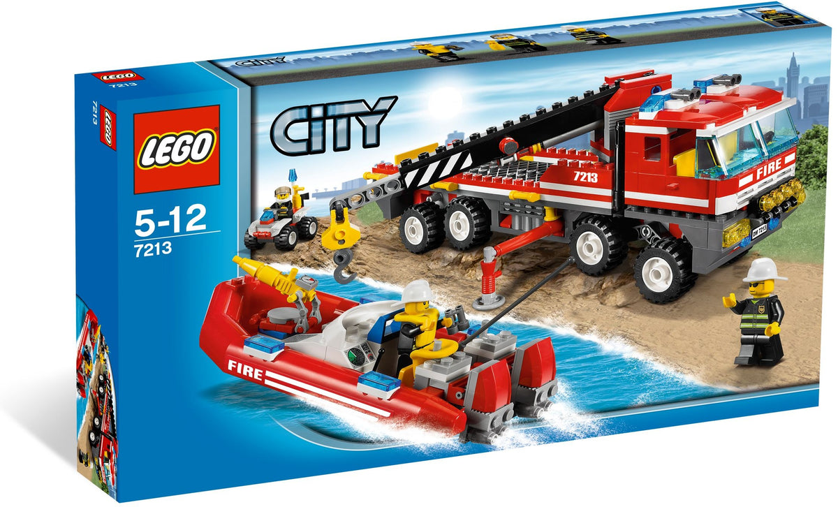 LEGO City 7213 Feuerwehr-Truck mit Löschboot