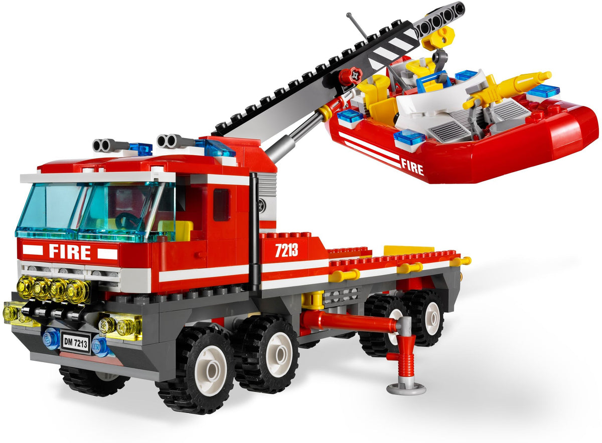 LEGO City 7213 Feuerwehr-Truck mit Löschboot