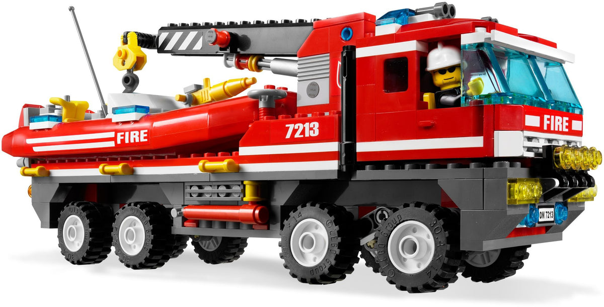LEGO City 7213 Feuerwehr-Truck mit Löschboot