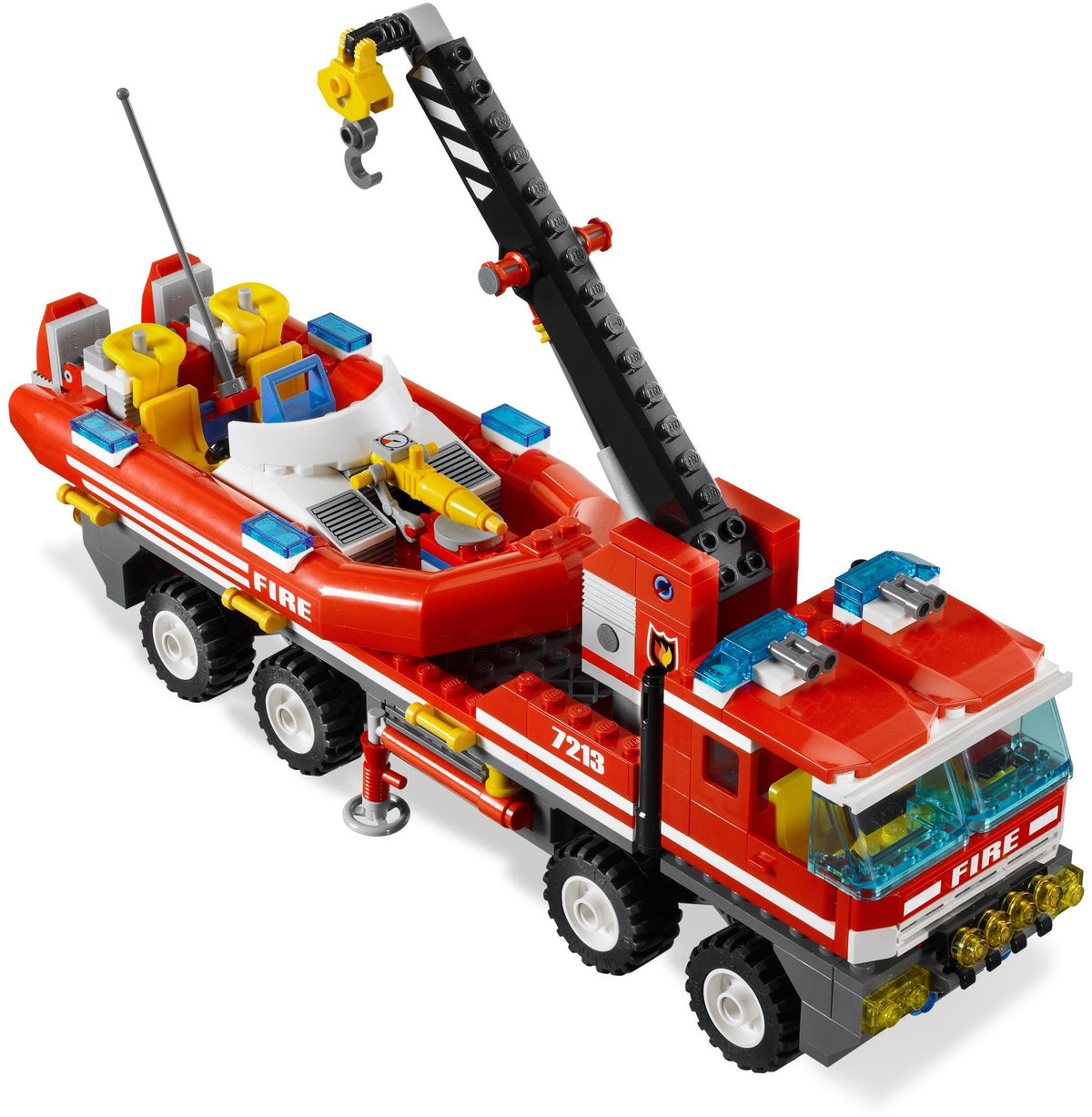 LEGO City 7213 Feuerwehr-Truck mit Löschboot