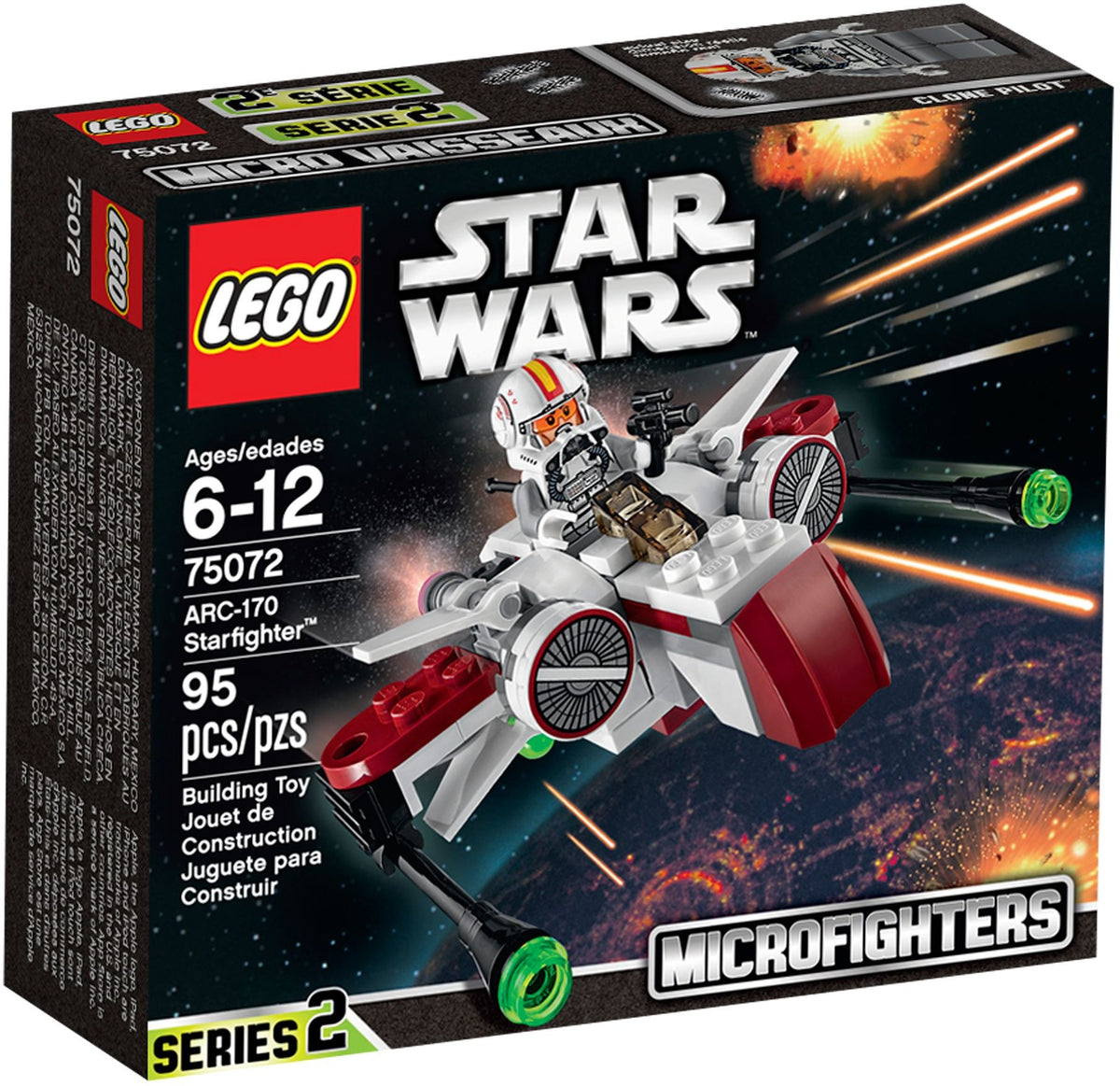 LEGO Star Wars 75072 ARC-170 Starfighter