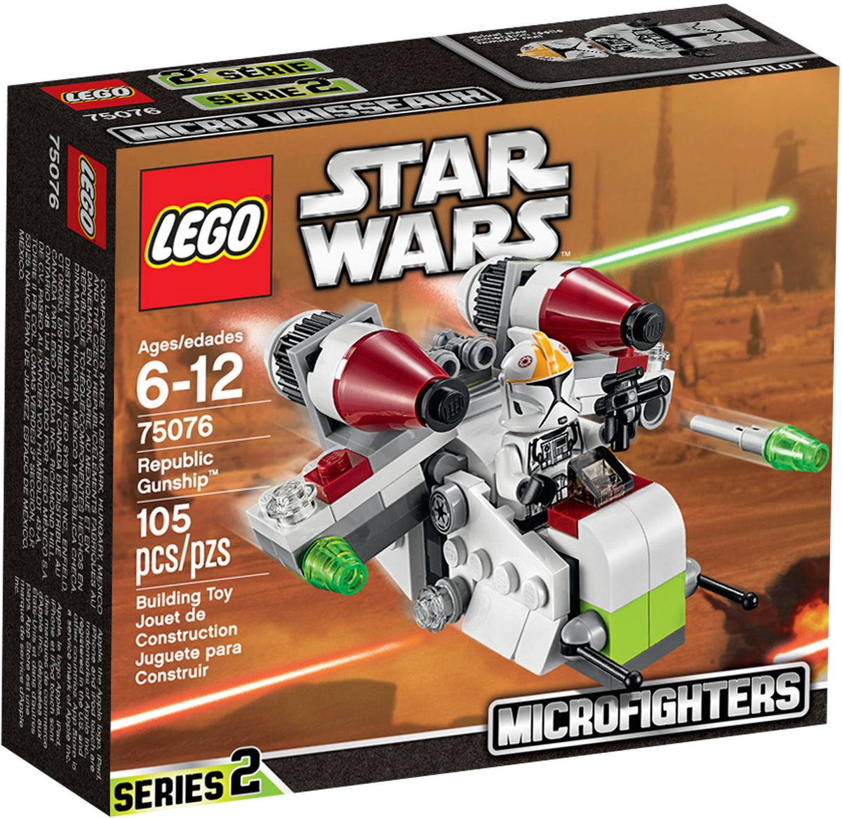 LEGO Star Wars 75076 Republic Gunship