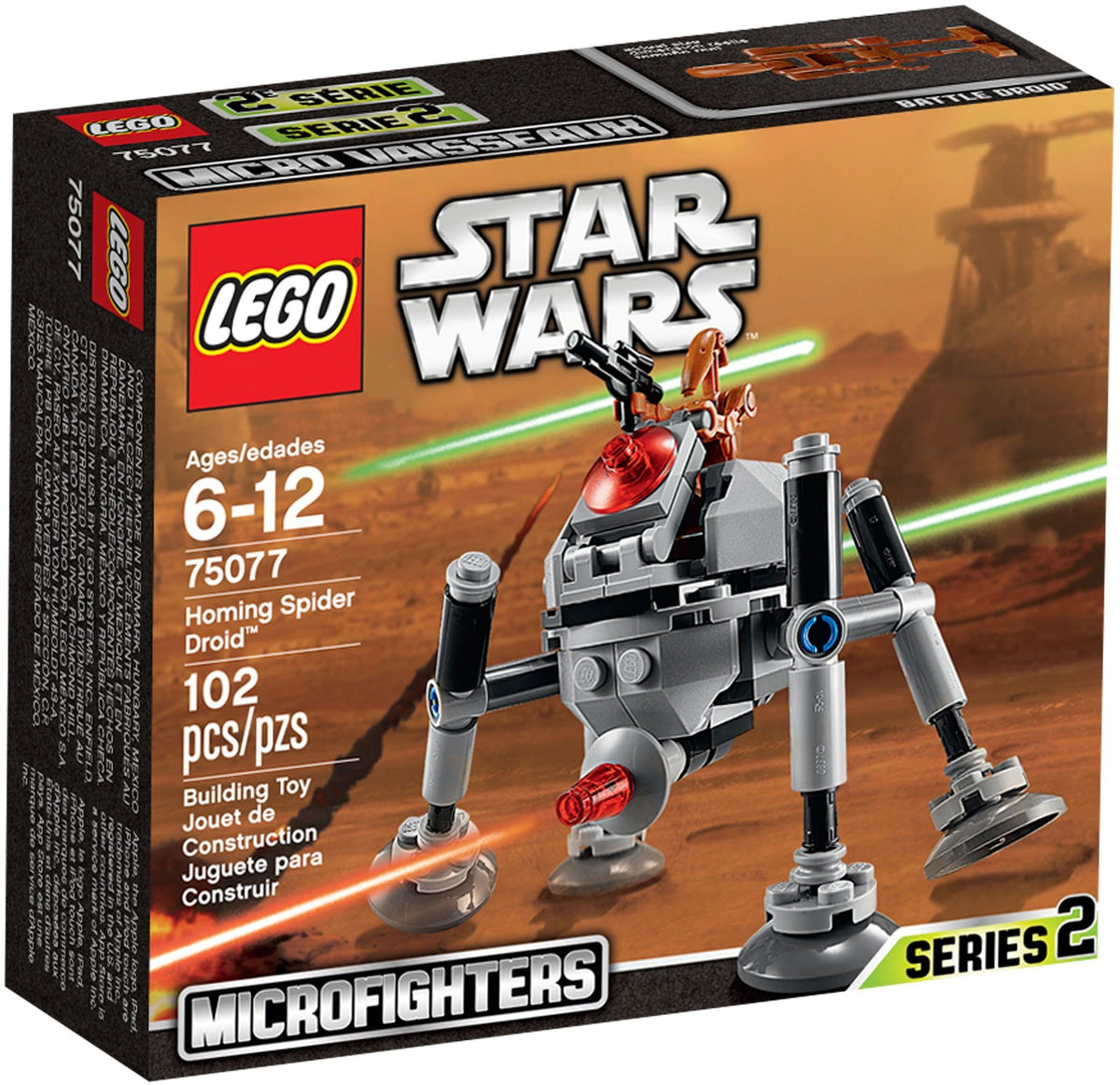 LEGO Star Wars 75077 Homing Spider Droid