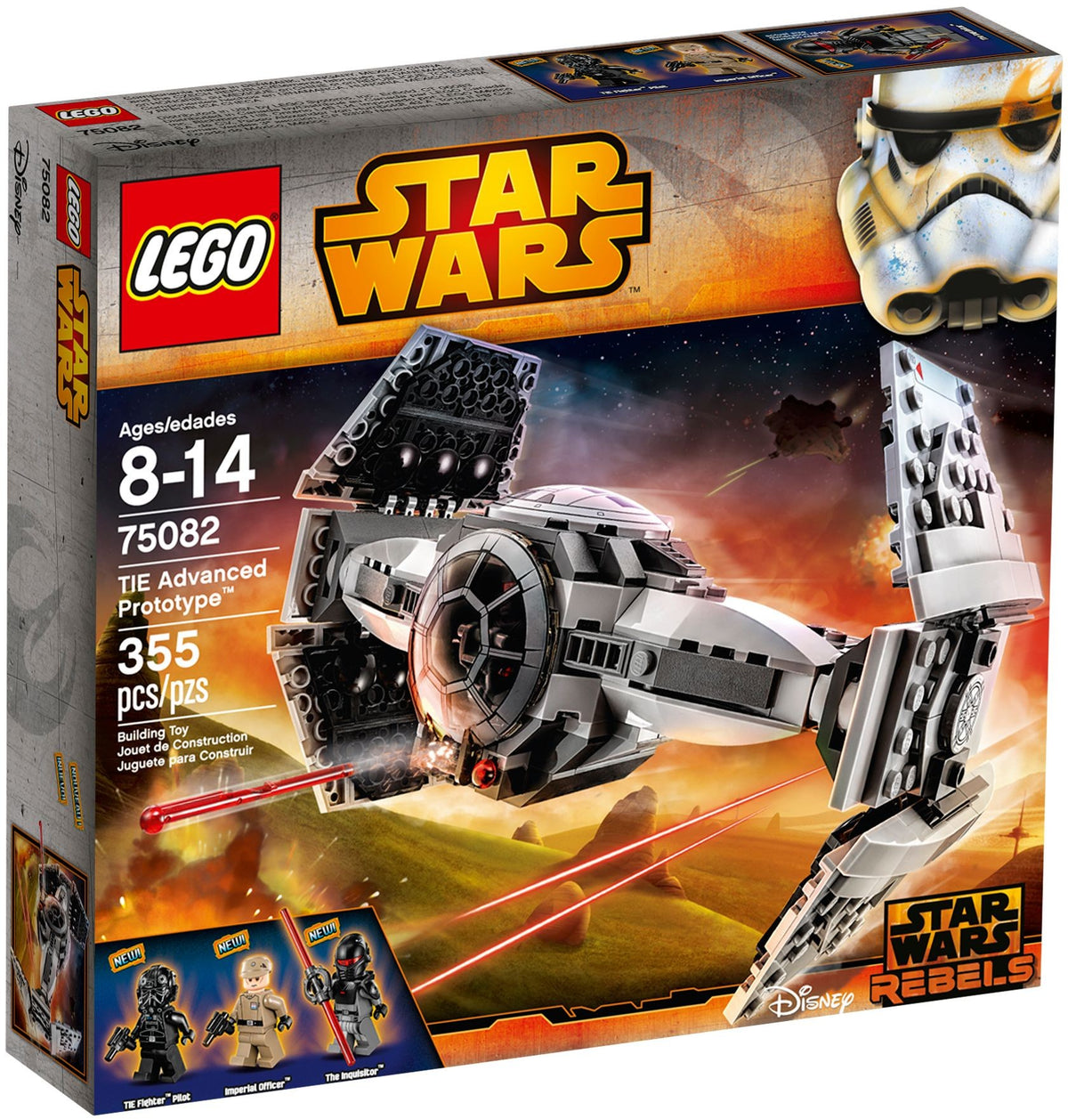 LEGO Star Wars 75082 TIE Advanced Prototype