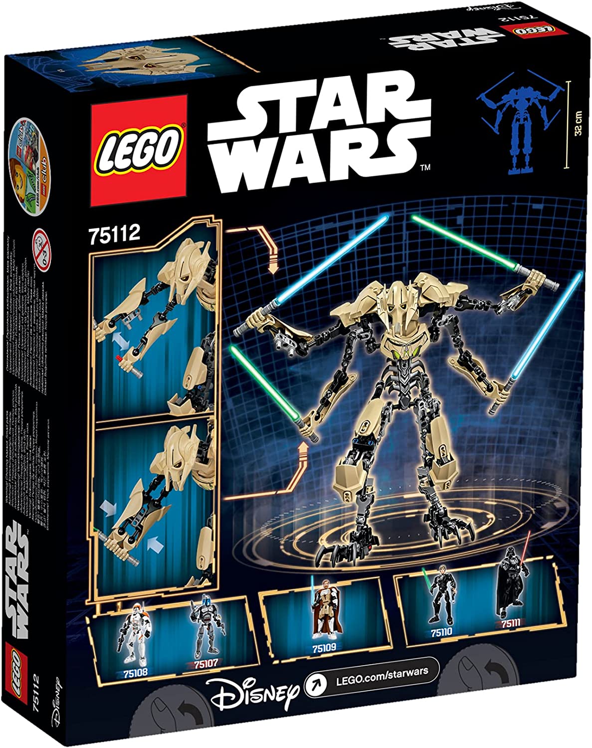 LEGO Star Wars Buildable Figures 75112 General Grievous