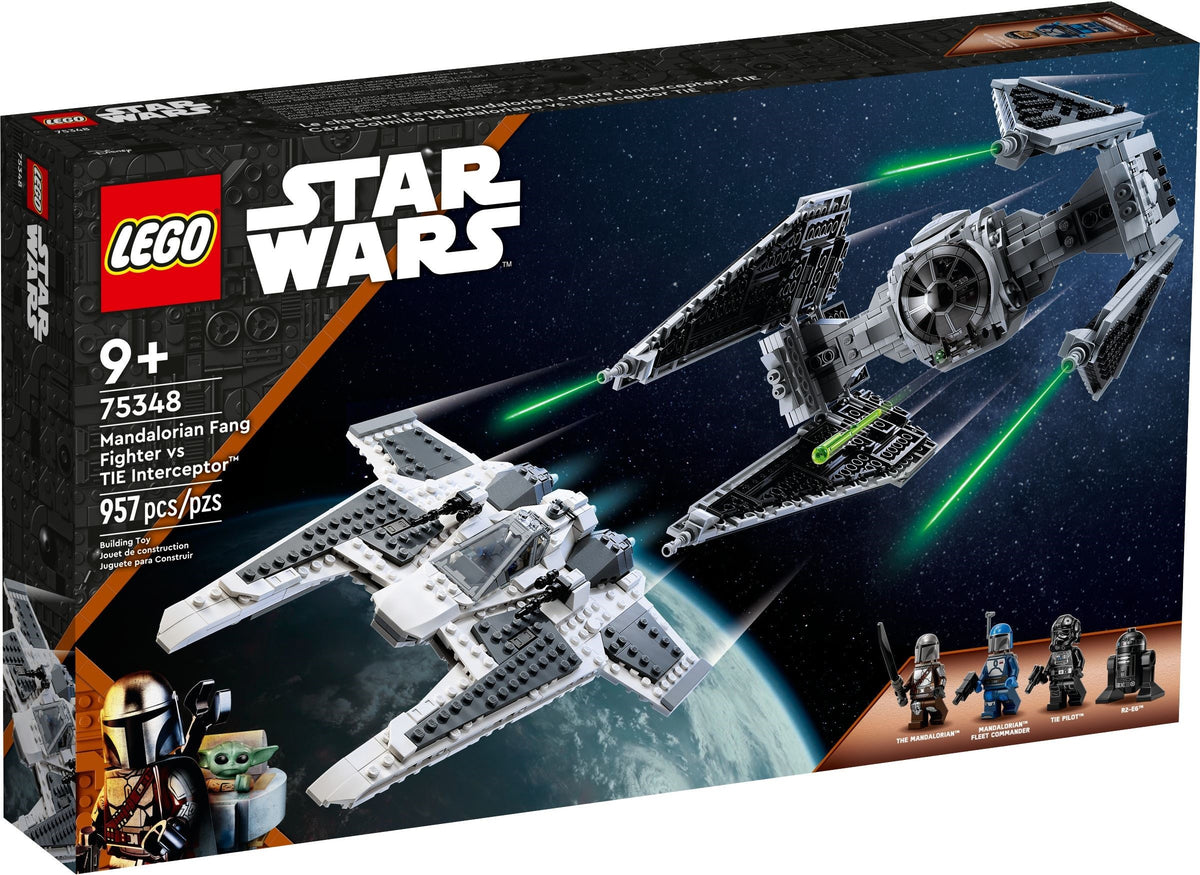 LEGO Star Wars 75348 Mandalorianischer Fang Fighter vs. TIE Interceptor