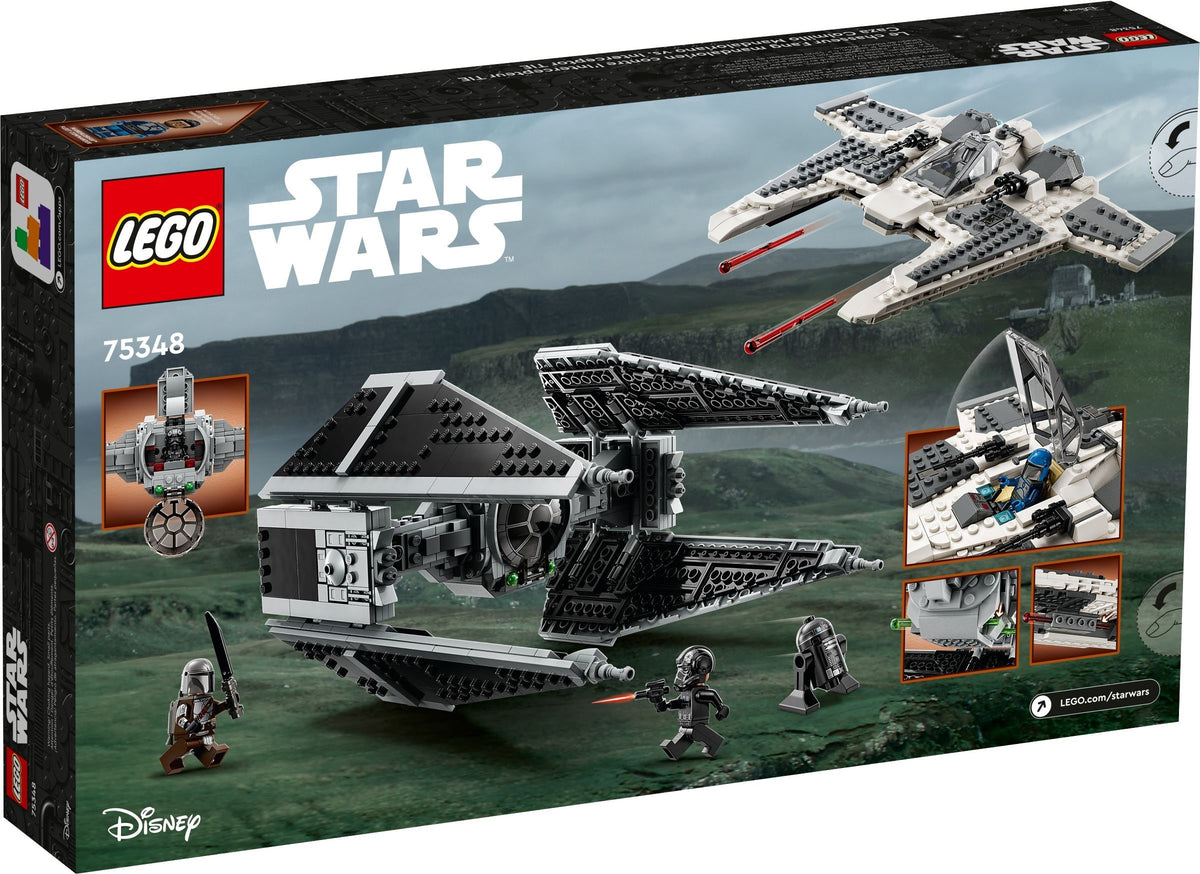 LEGO Star Wars 75348 Mandalorianischer Fang Fighter vs. TIE Interceptor