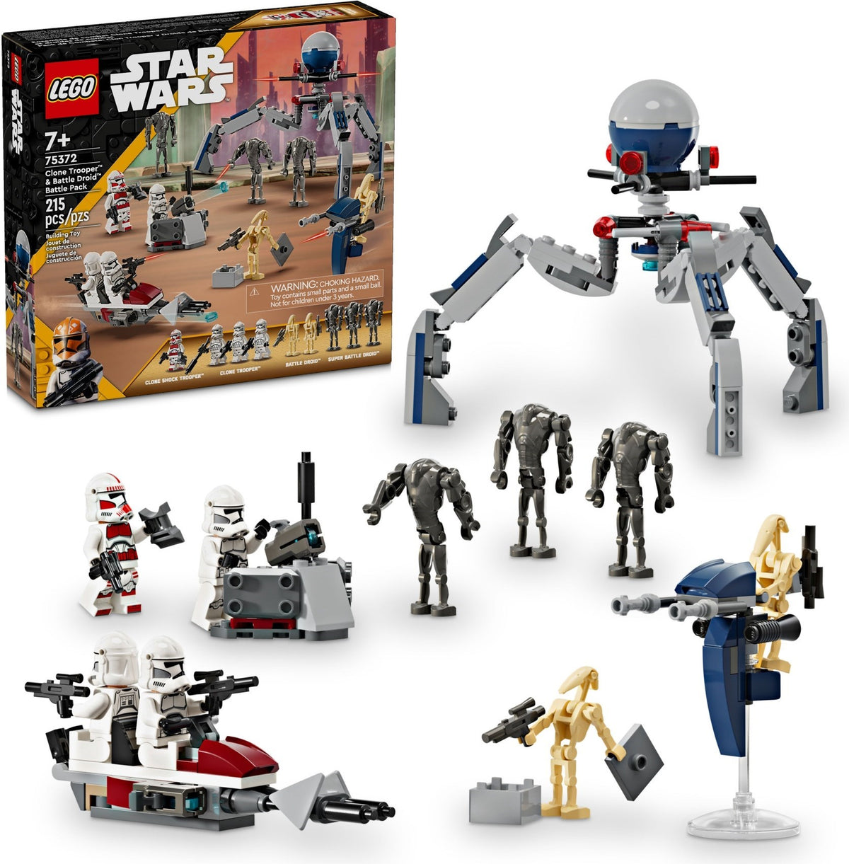 LEGO Star Wars 75372 Clone Trooper™ & Battle Droid™ Battle Pack