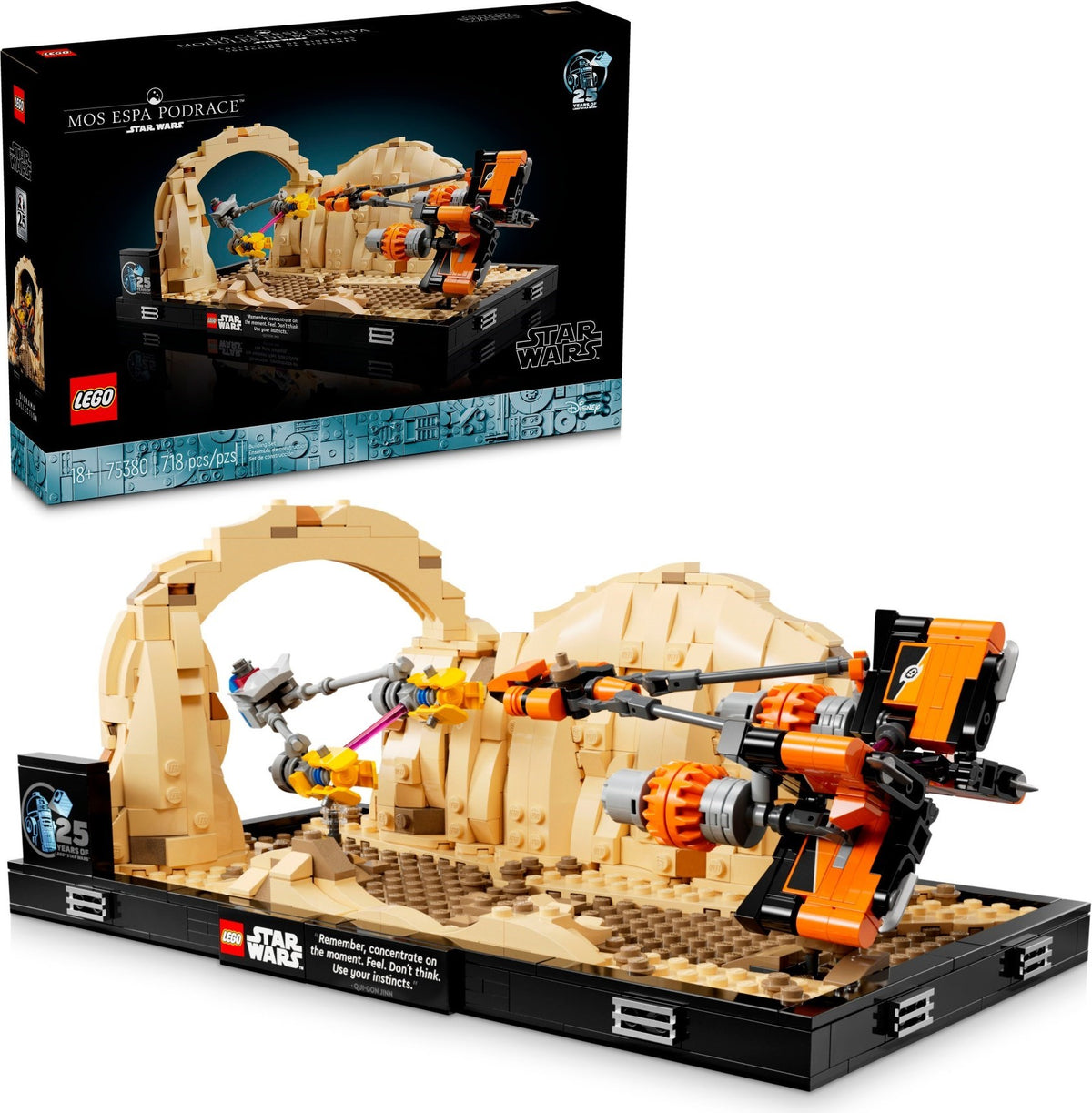 LEGO Star Wars 75380 Podrennen in Mos Espa – Diorama