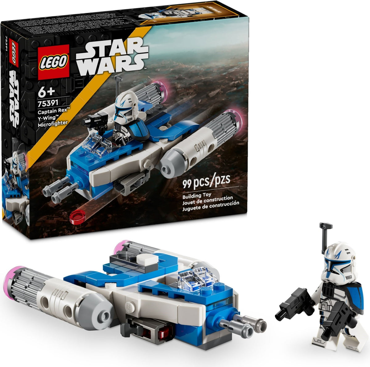 LEGO Star Wars 75391 Captain Rex Y-Wing Microfighter