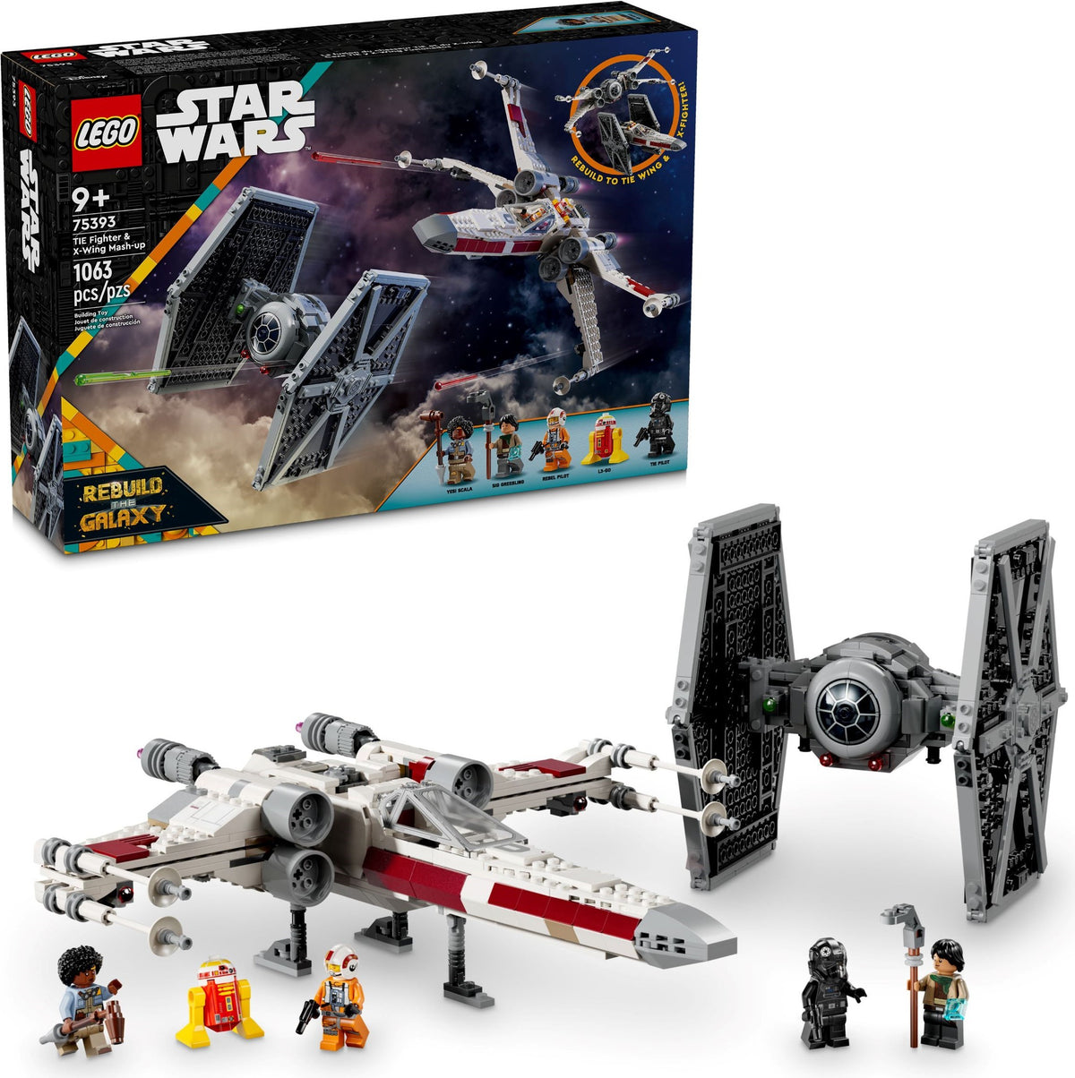 LEGO Star Wars 75393 Mashup aus TIE Fighter &amp; X-Wing