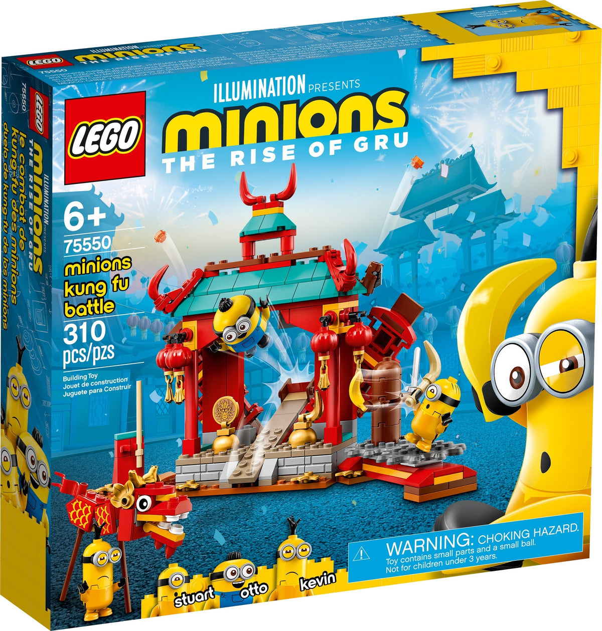 LEGO Minions 75550 Minions Kung Fu Tempel