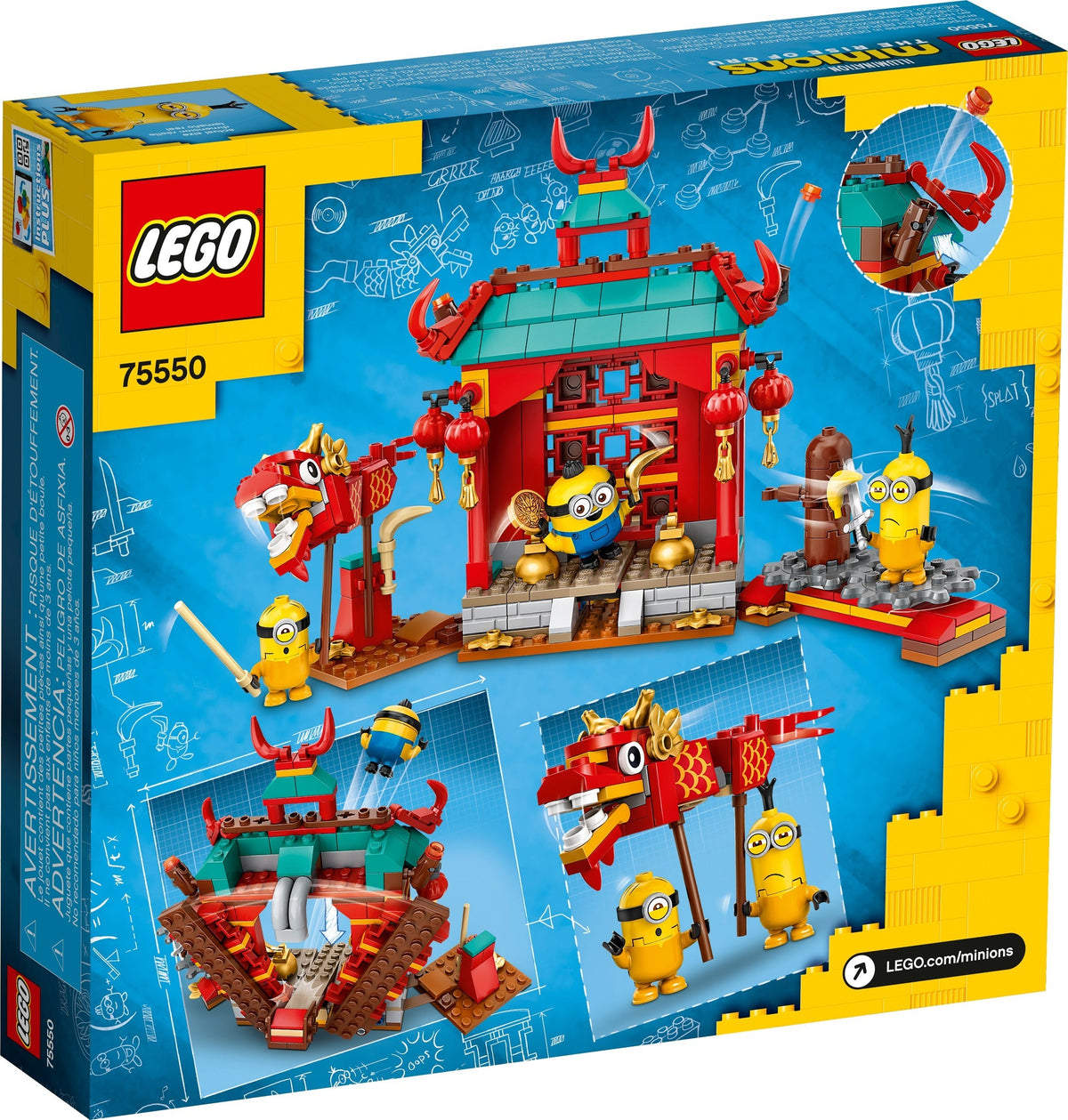 LEGO Minions 75550 Minions Kung Fu Tempel