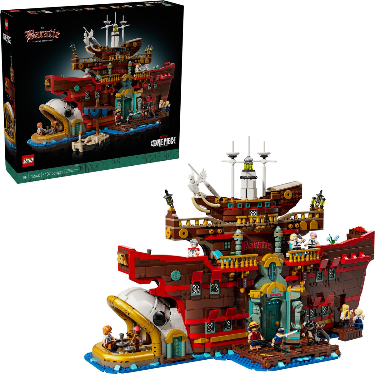 LEGO One Piece 75640 Baratié, das Schwimmende Restaurant