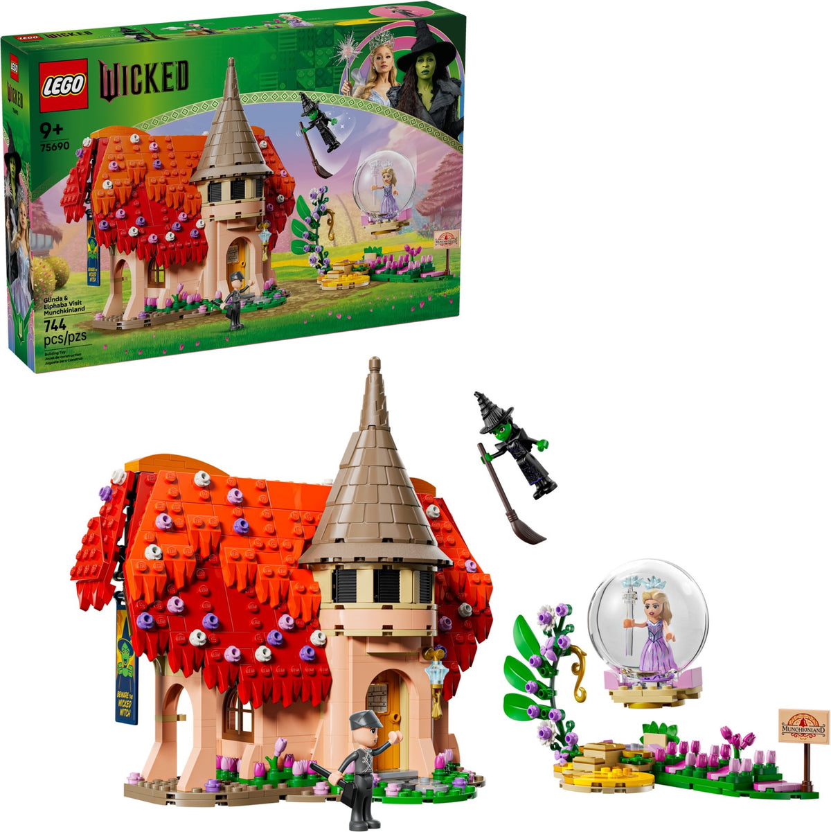 LEGO Wicked 75690 Glinda und Elphaba im Munchkinland