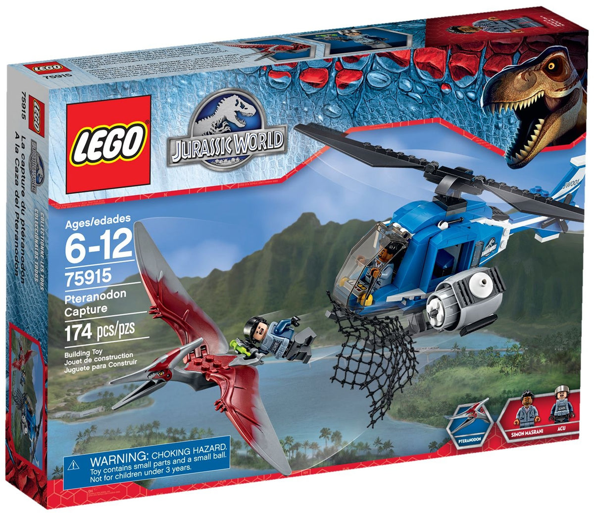 LEGO JURASSIC WORLD 75915 Jagd auf Pteranodon
