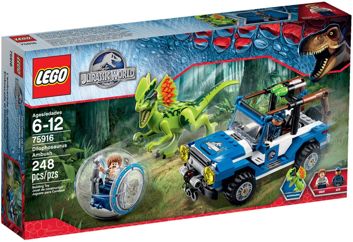 LEGO JURASSIC WORLD 75916 Überfall des Dilophosaurus