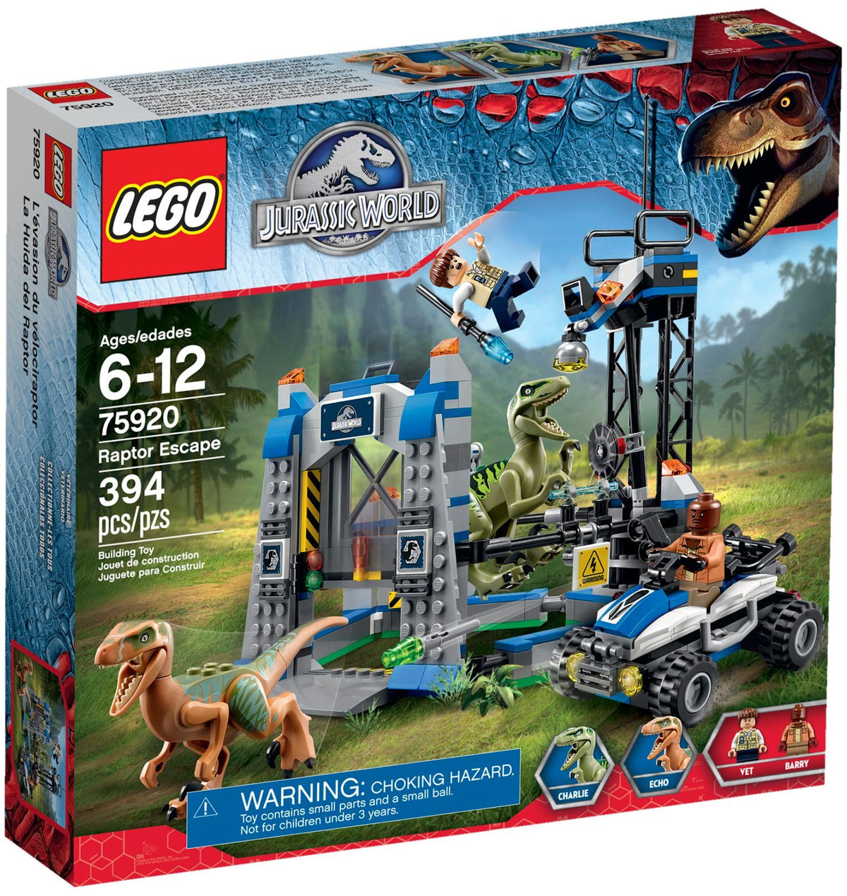 LEGO JURASSIC WORLD 75920 Ausbruch der Raptoren