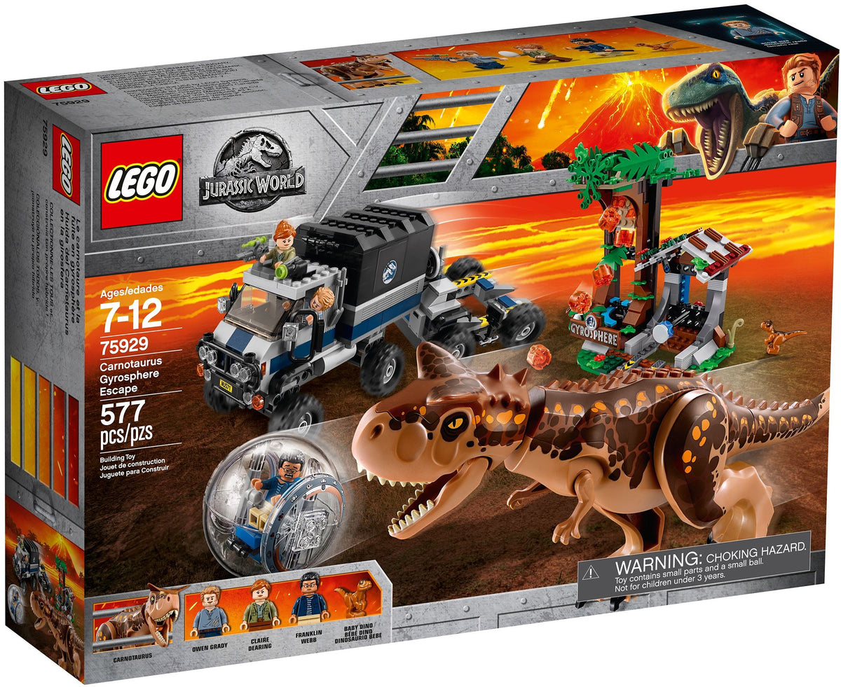 LEGO Jurassic World 75929 Carnotaurus - Flucht in der Gyrosphere