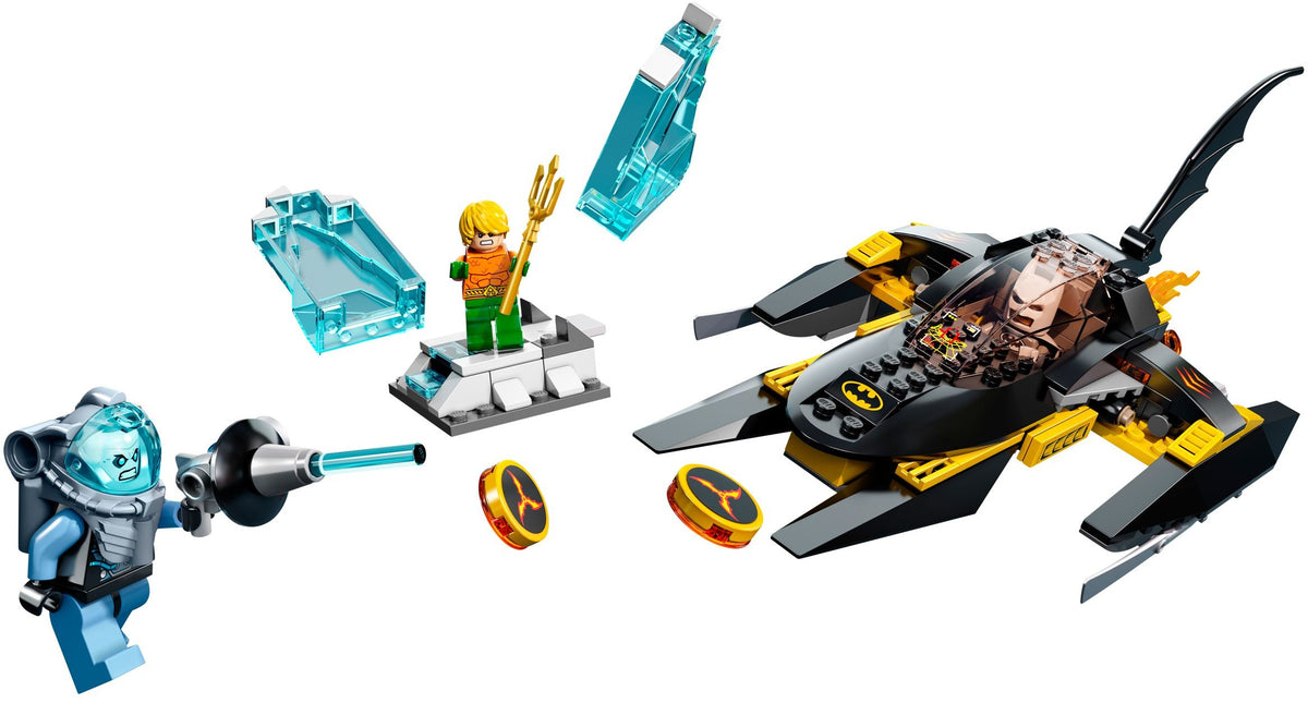 LEGO DC Super Heroes 76000 Arktischer Batman vs. Mr. Freeze Aquaman auf dem Eis