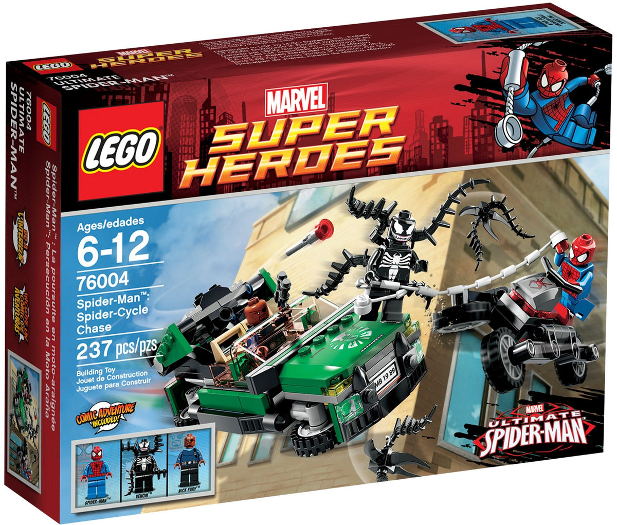 LEGO Marvel Super Heroes 76004 Spider-Man: Jagd im Spider-Cycle