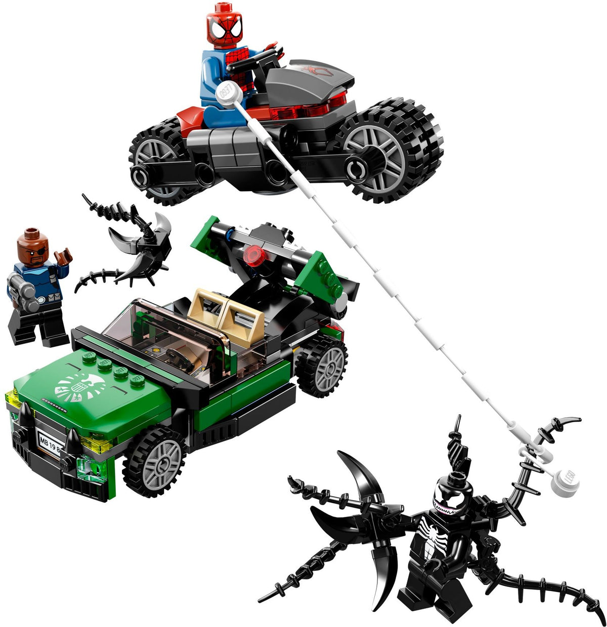 LEGO Marvel Super Heroes 76004 Spider-Man: Jagd im Spider-Cycle
