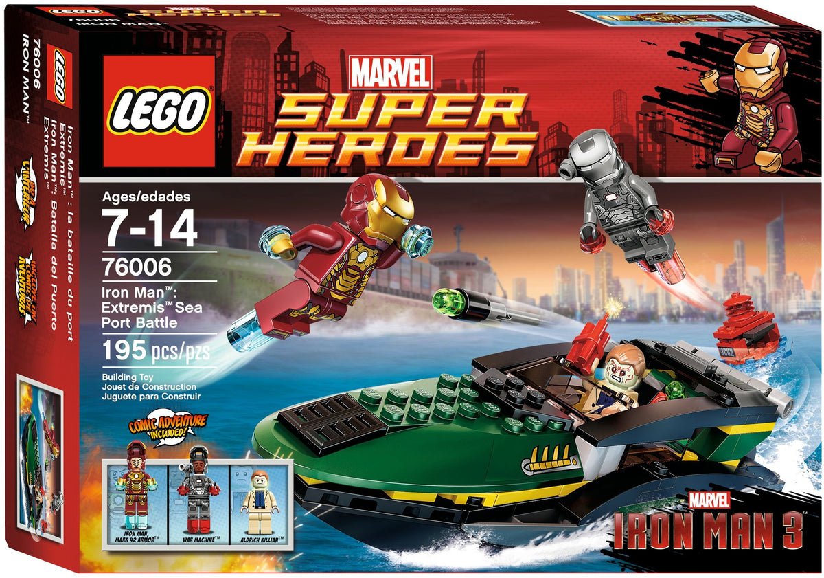 LEGO Marvel Super Heroes 76006 Iron Man Extremis Speedboot-Einsatz
