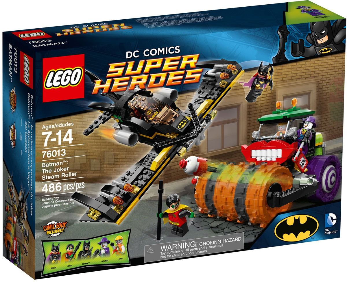 LEGO DC Super Heroes 76013 Batman Jokers Dampfroller