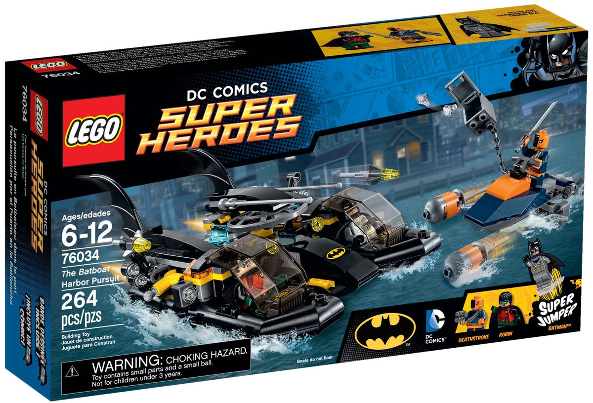 LEGO DC Super Heroes 76034 Die Batboat-Verfolgungsjagd im Hafen