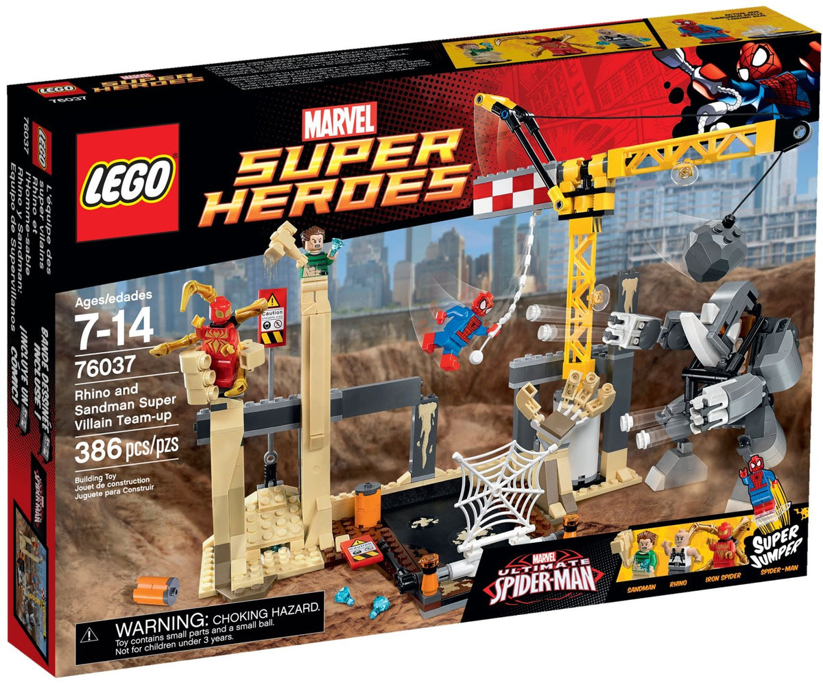 LEGO Marvel Super Heroes 76037 Rhino und Sandman Allianz der Superschurken