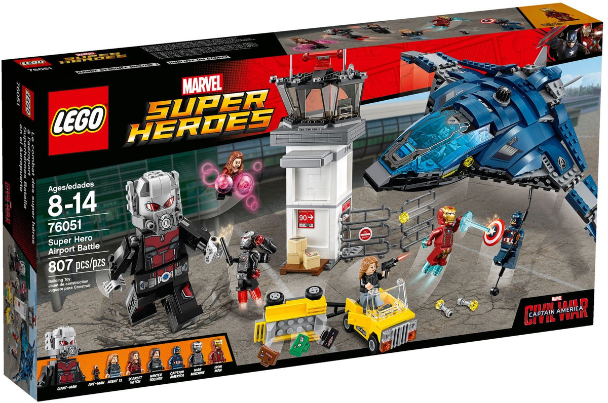 LEGO Marvel Super Heroes 76051 Einsatz am Flughafen