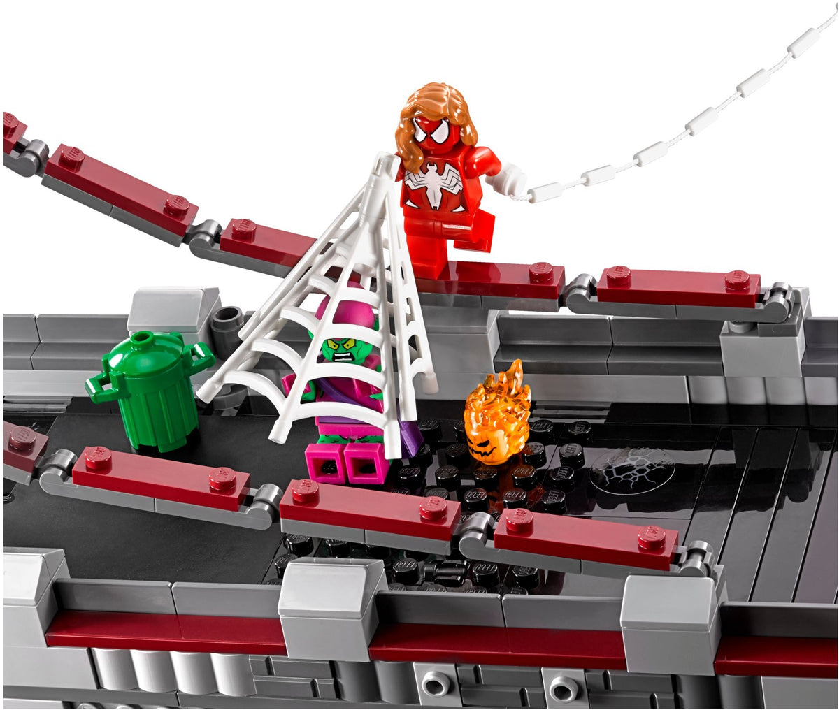 LEGO Marvel Super Heroes 76057 Spider-Man: Ultimatives Brückenduell der Web-Warriors