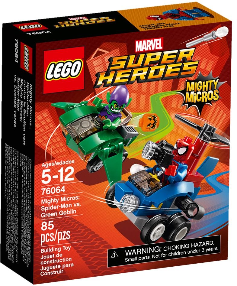 LEGO Marvel Super Heroes 76064 Mighty Micros: Spider-Man vs. Green Goblin