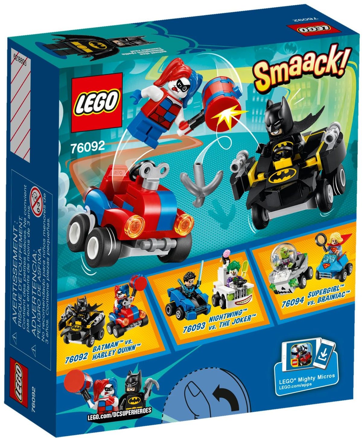 LEGO DC Super Heroes 76092 Mighty Micros: Batman vs. Harley Quinn