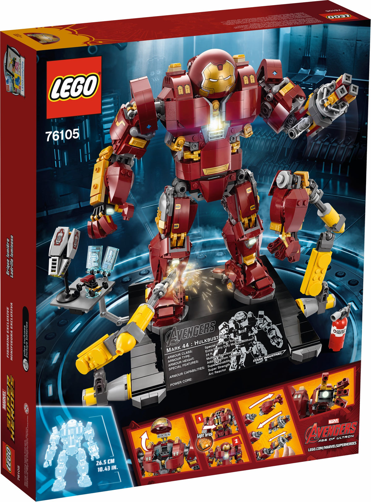 LEGO Marvel Super Heroes 76105 Avengers Infinity War - The Hulkbuster: Ultron Edition