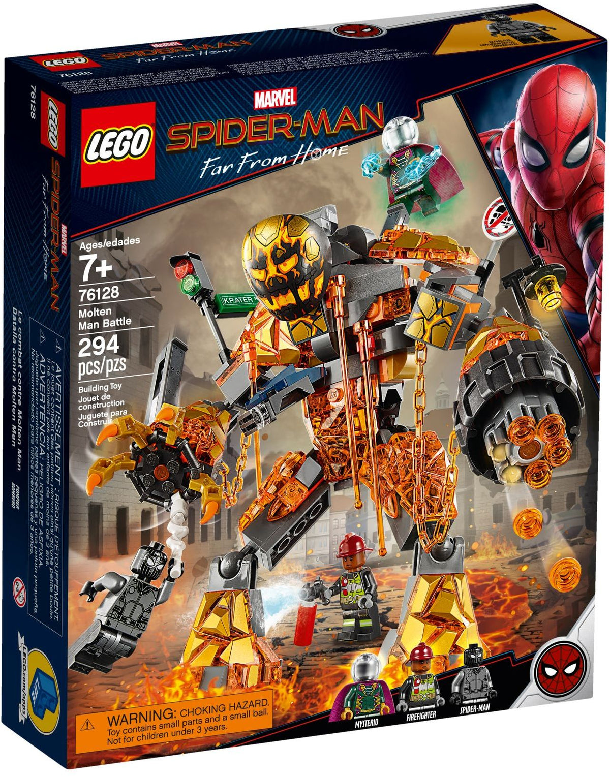 LEGO Marvel Super Heroes 76128 Duell mit Molten Man