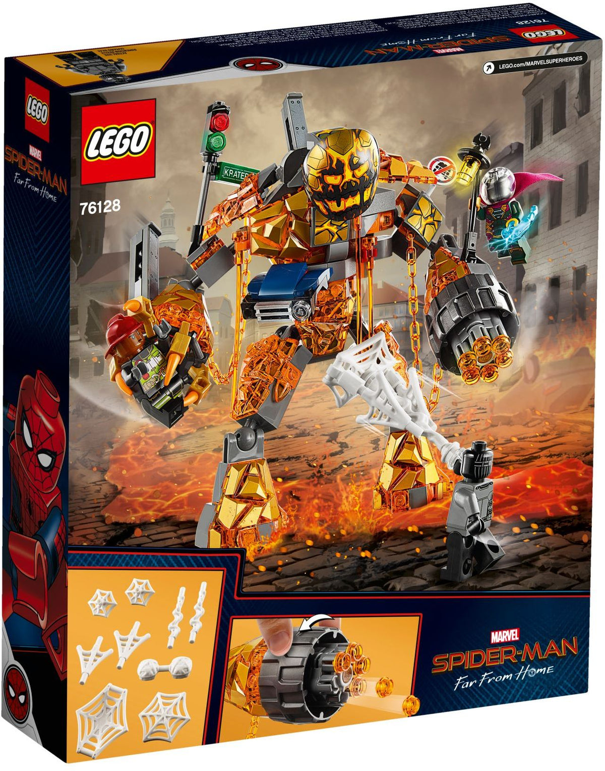 LEGO Marvel Super Heroes 76128 Duell mit Molten Man