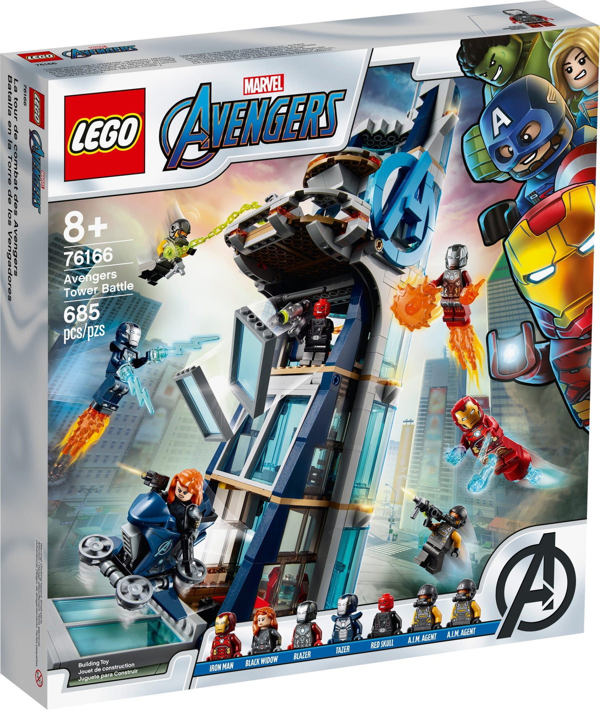 LEGO Marvel Super Heroes 76166 Avengers – Kräftemessen am Turm
