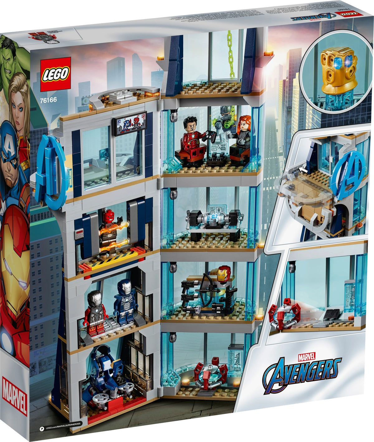 LEGO Marvel Super Heroes 76166 Avengers – Kräftemessen am Turm