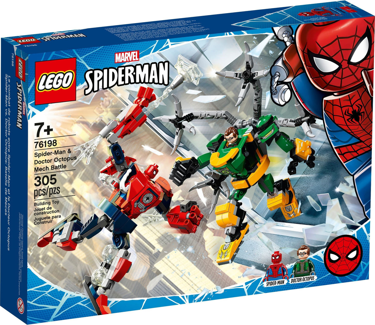 LEGO Marvel Super Heroes 76198 Mech-Duell zwischen Spider-Man &amp; Doctor Octopus