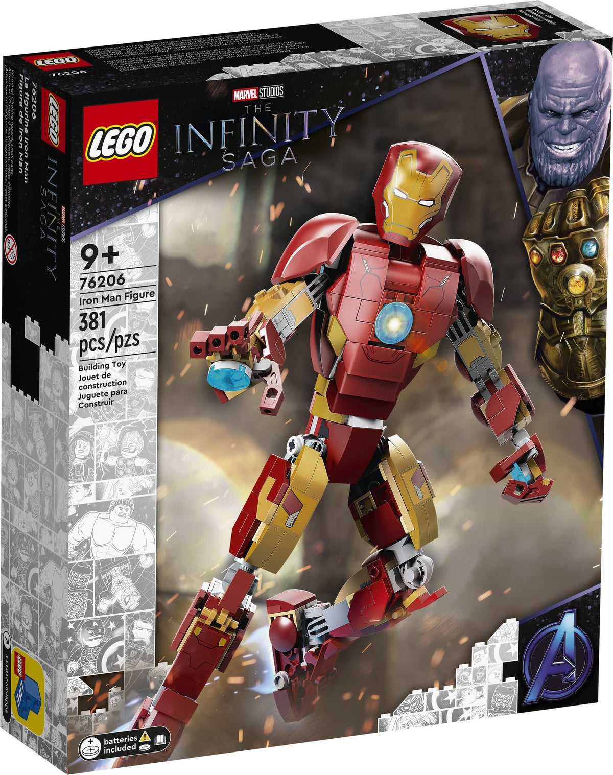 LEGO Marvel Super Heroes 76206 Iron Man Figur