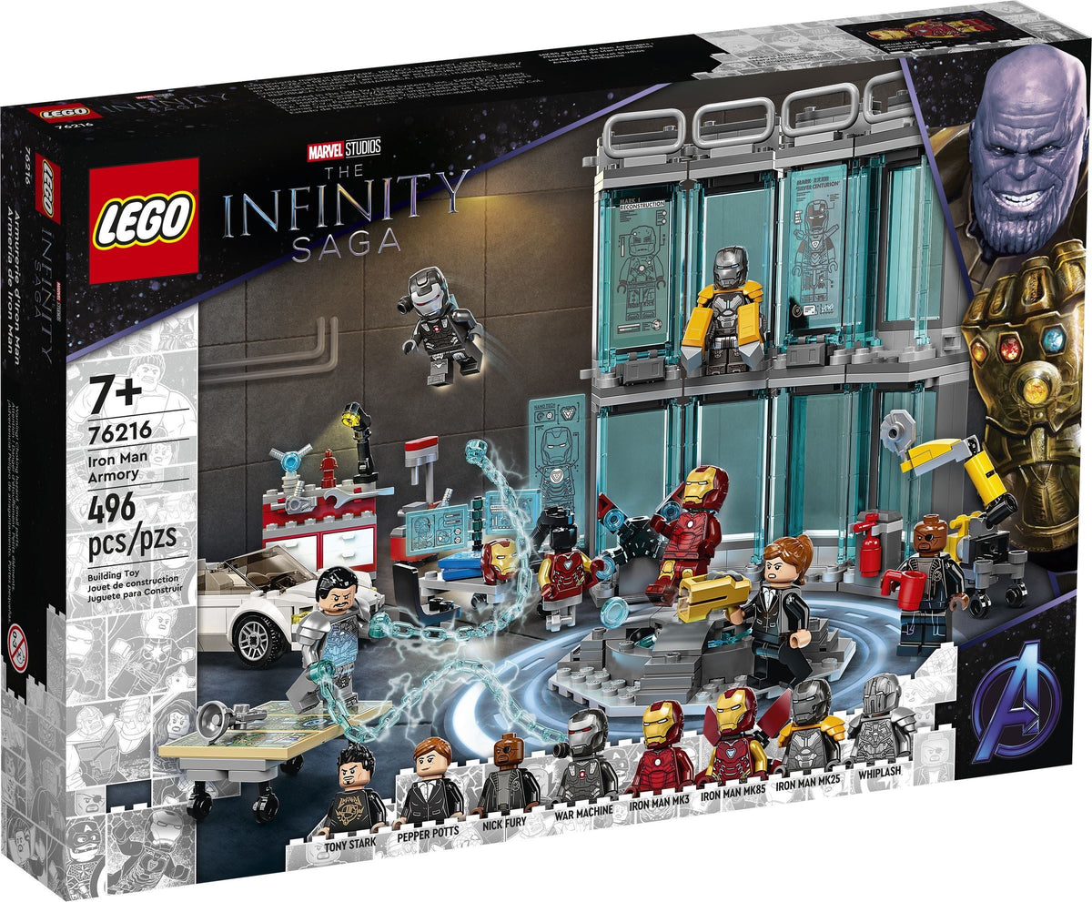 LEGO Marvel Super Heroes 76216 Iron Mans Werkstatt