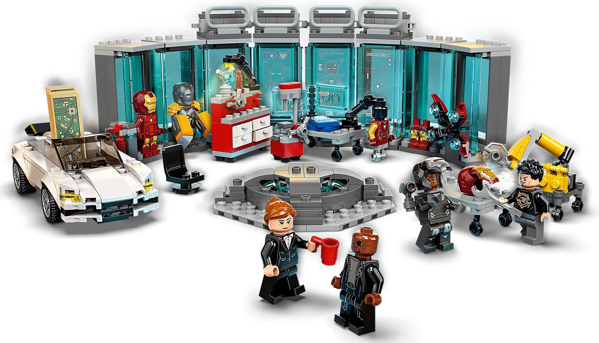LEGO Marvel Super Heroes 76216 Iron Mans Werkstatt