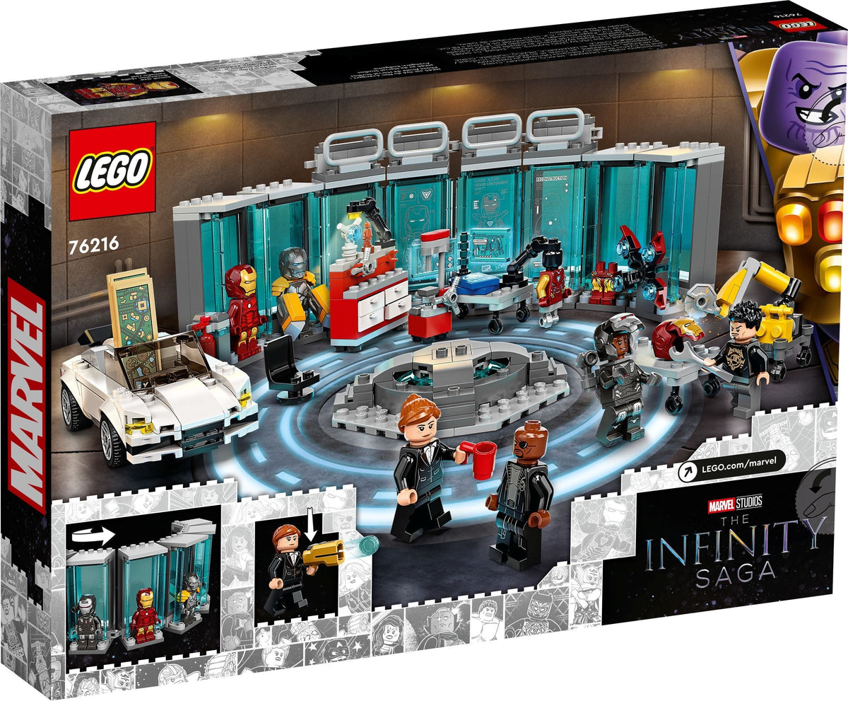 LEGO Marvel Super Heroes 76216 Iron Mans Werkstatt