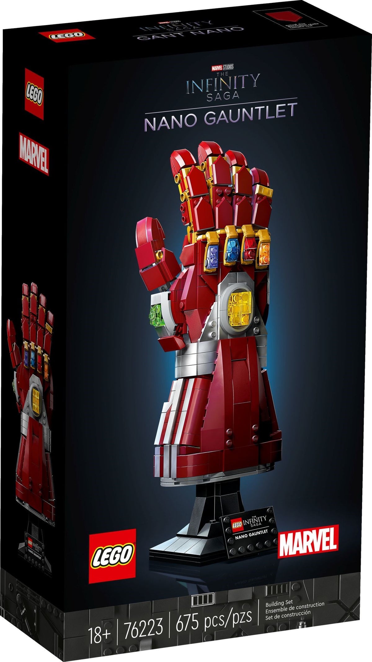 LEGO Marvel Super Heroes 76223 Iron Mans Nano Handschuh