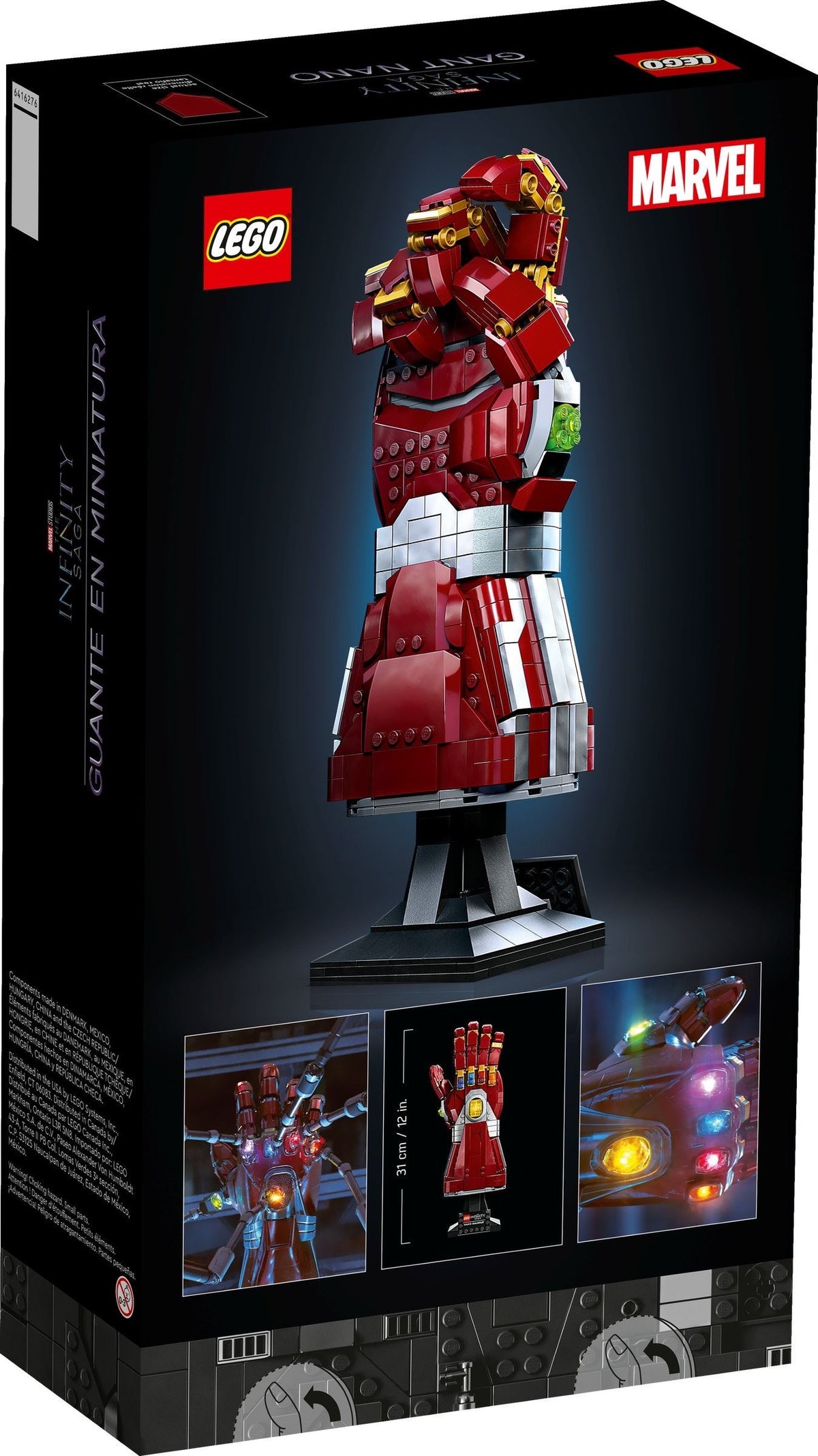 LEGO Marvel Super Heroes 76223 Iron Mans Nano Handschuh