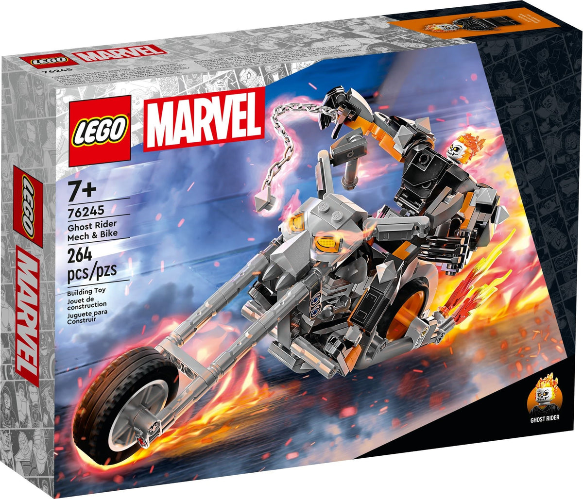 LEGO Marvel Super Heroes 76245 Ghost Rider mit Mech &amp; Bike